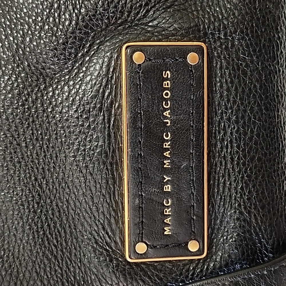 Marc Jacobs Y2K Bag Too Hot to Handle Leather Satchel Black Bag - Picture 12 of 16